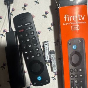 Amazon Fire TV Alexa Voice Remote - Black and Blue